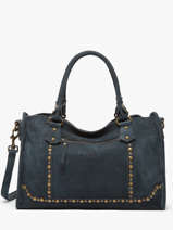 Handtassen Houston Leder Basilic pepper Blauw houston BHOU22